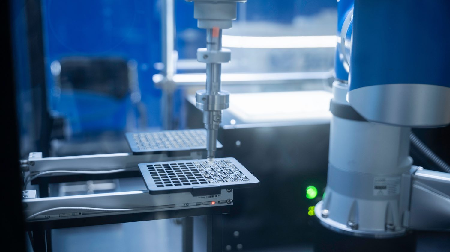 Robotic automation in an AI-driven facility
