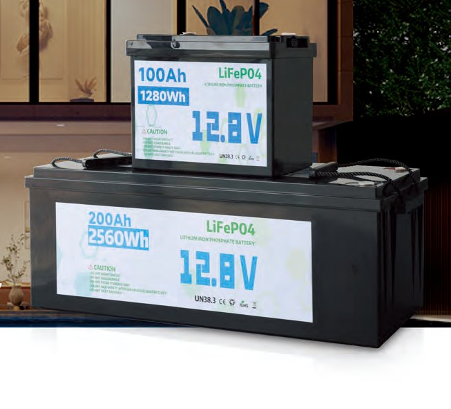 LiFePO4 lithium battery storage