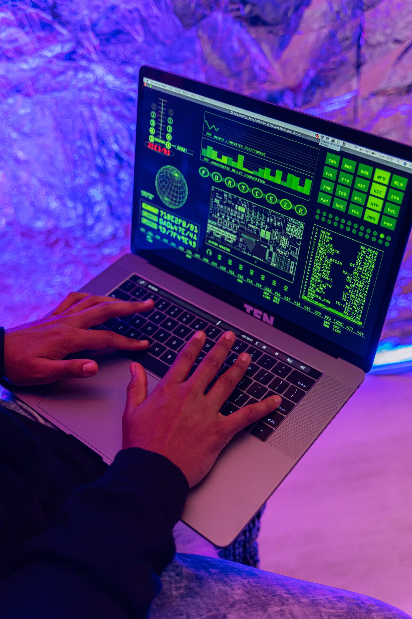 Cyber-security monitoring interface